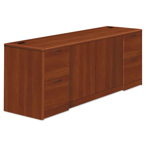 10700 Series Credenza W-doors, 72w X 24d X 29.5h, Cognac