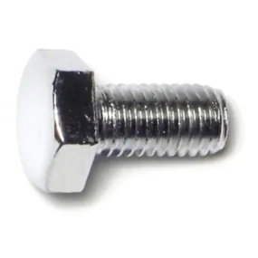 10mm-1.5 x 20mm Chrome Plated Class 8.8 Steel Coarse Thread Hex Cap Screws