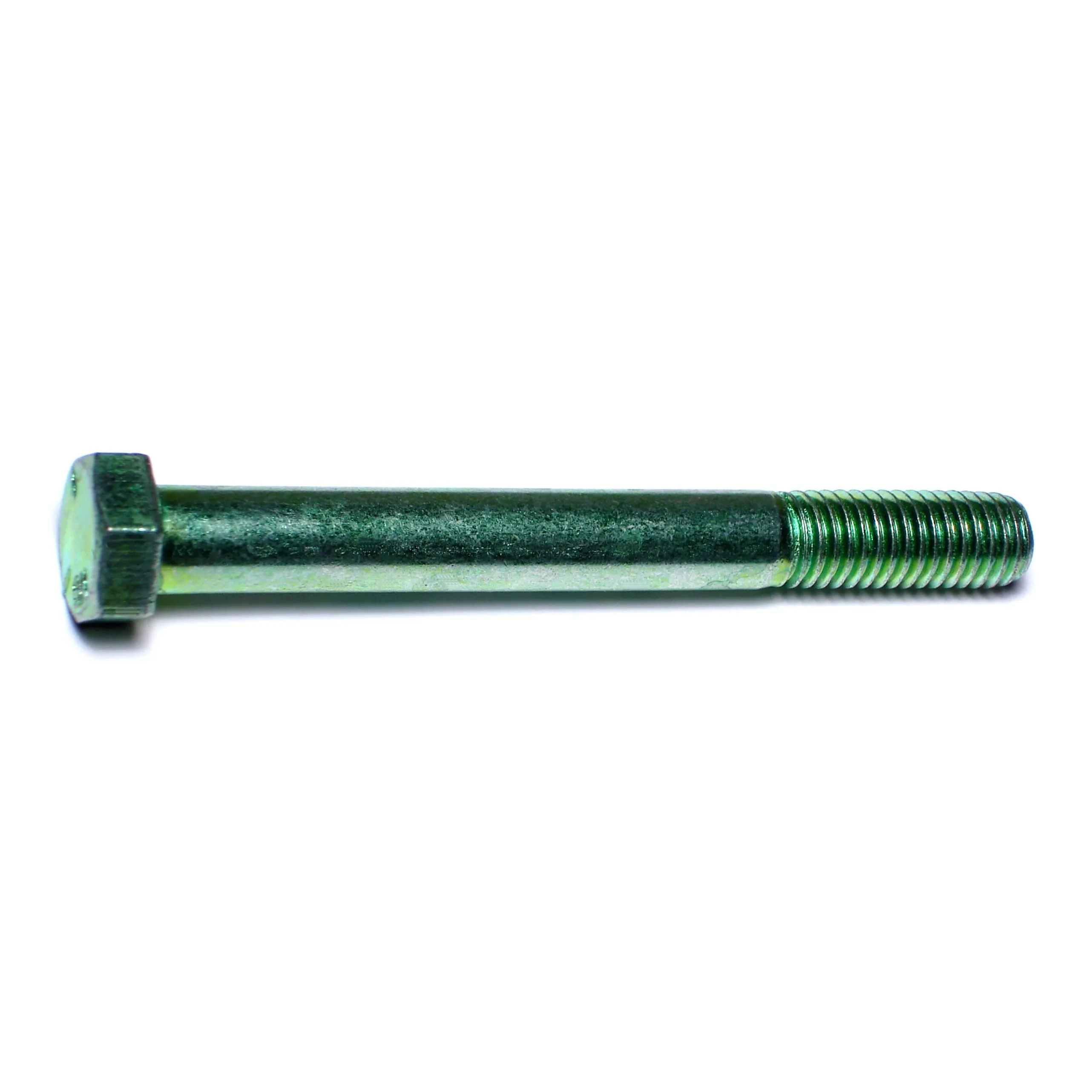 1/2"-13 x 4-1/2" Green Rinsed Zinc Grade 5 Hex Cap Screws (36 pcs.)