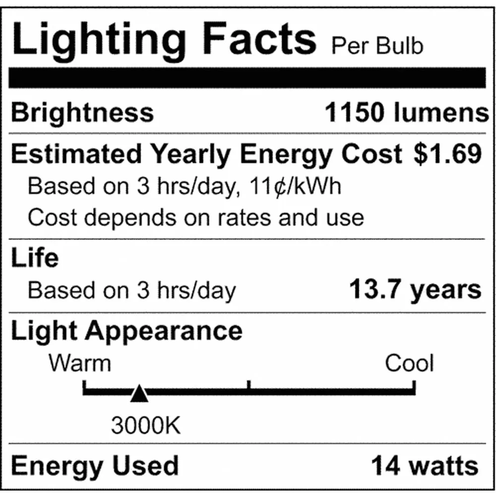 14W PAR38 LED PIR Sensor White 3000K 1100 Lumens Non-Dimmable 120v