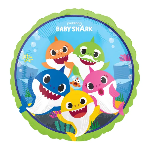 17" Anagram Baby Shark Foil Balloon | Buy 5 Or More Save 20%