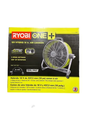 18-Volt ONE  Hybrid 18 in. Air Cannon Drum Fan - Factory Reconditioned