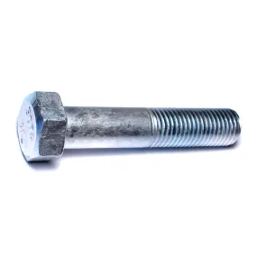 1"-8 x 5" Zinc Grade 2 / A307 Hex Bolts (5 pcs.)