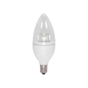 3.5W LED Candle - 3000K - Candelabra base - 120V