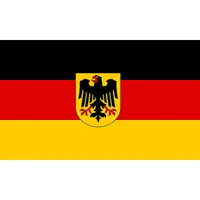 3x5 Country Flag - Germany with Eagle