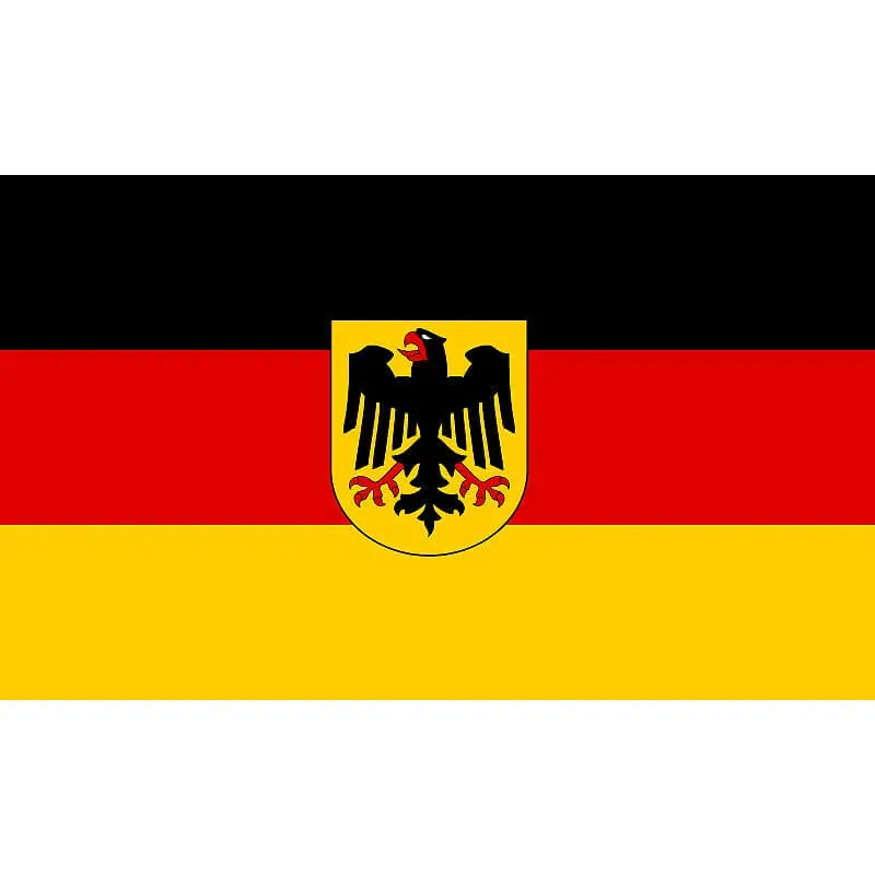 3x5 Country Flag - Germany with Eagle