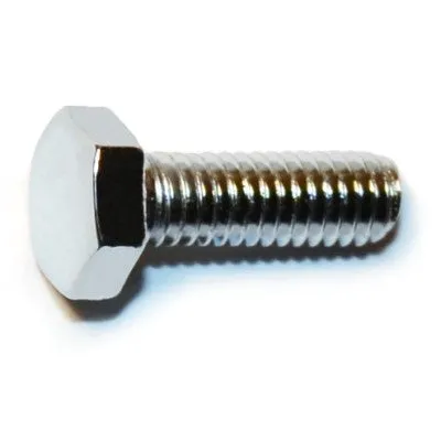 4mm-0.7 x 12mm Chrome Class 8.8 Hex Cap Screws (10 pcs.)