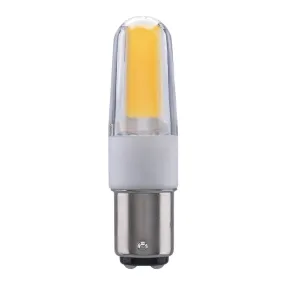 4W - LED - 3000K - Clear - Double Contact Bayonet base - 120-130V