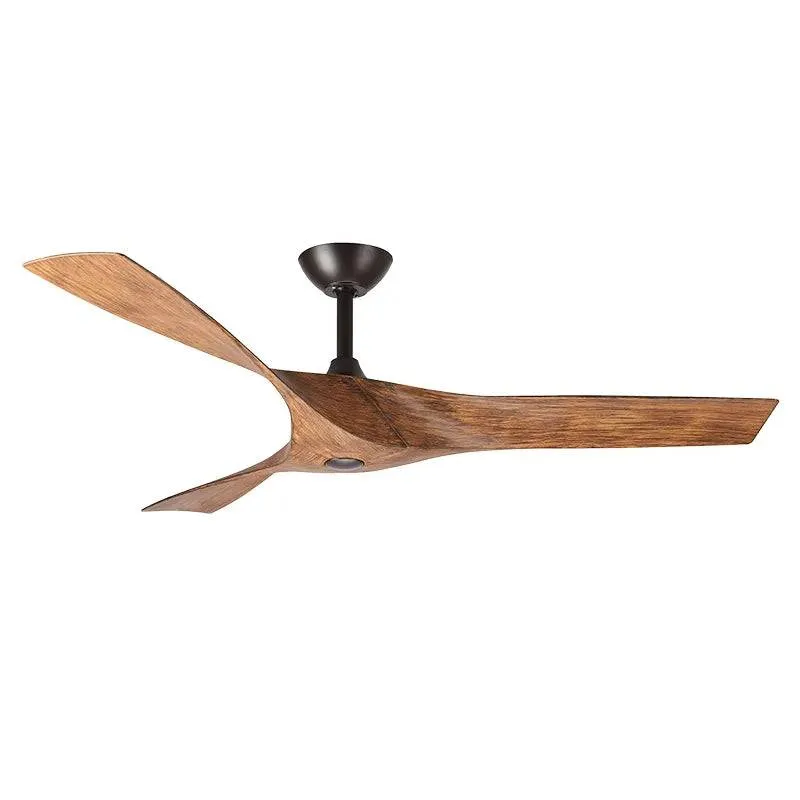 52 Inch Bronze & Walnut Finish 3-Blade Ceiling Fan