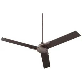 56"Ceiling Fan from the Coda Collection in Oiled Bronze Finish by Oxygen