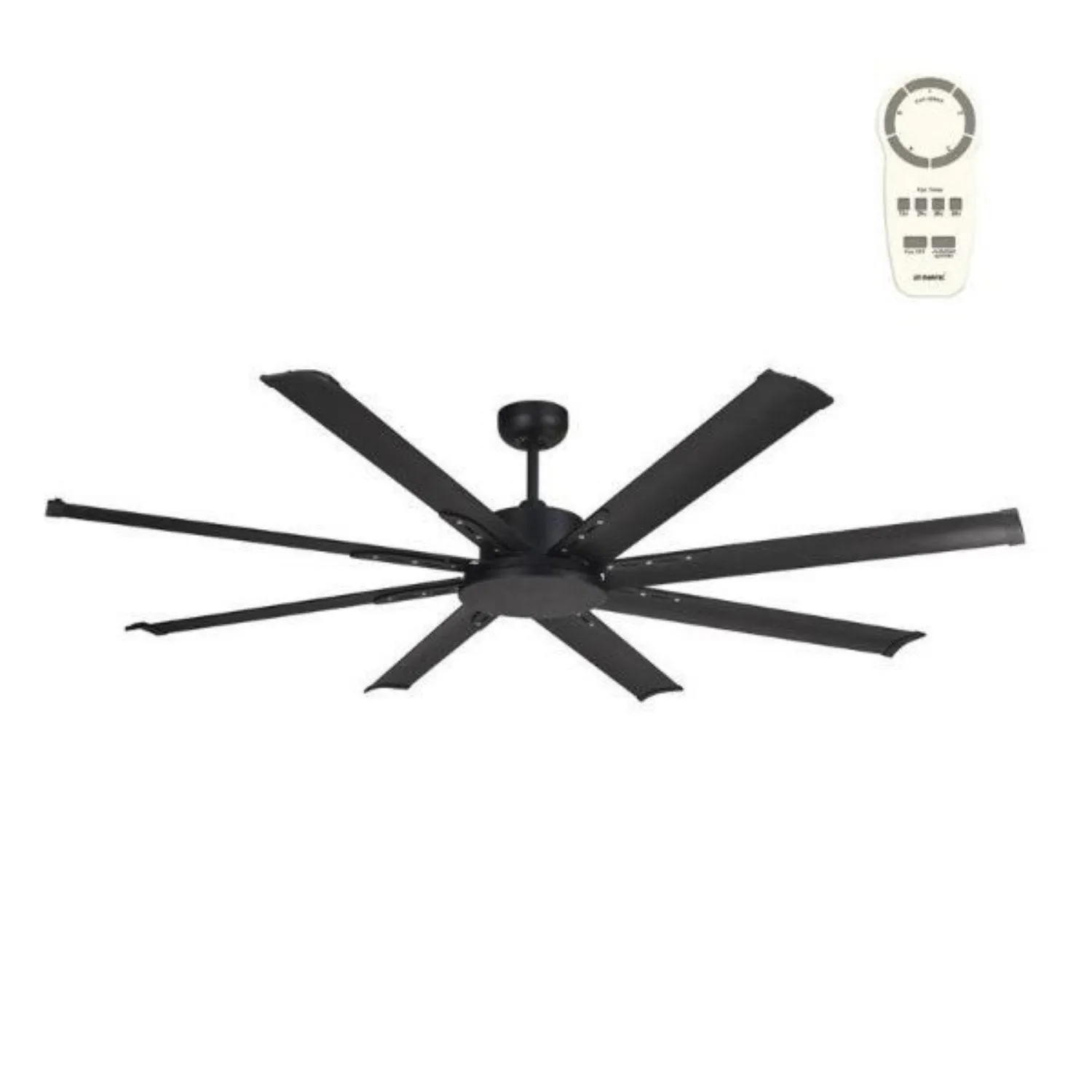 65" Albatross Mini DC Ceiling Fan Brushed Nickel, Matt Black, White MAF168 Martec Lighting