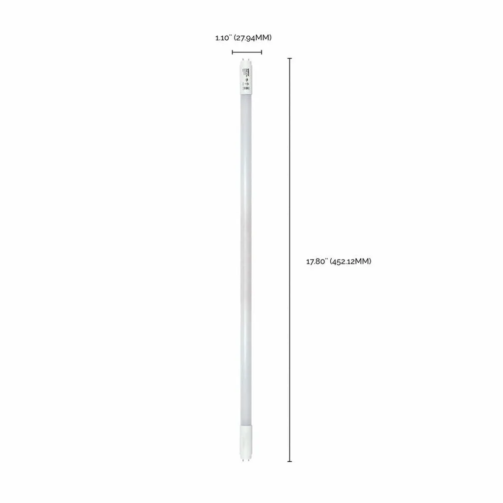 7W - 18 Inch - T8 Linear LED - Medium Bi-Pin G13Base - 6500K - 50000 Average Rated Hours - 770 Lumens - Type B Ballast Bypass