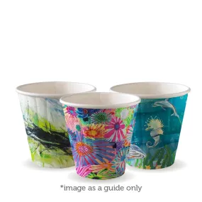 8oz/295mL (90mm) Embossed Art Series Double Wall BioCup - 1000/ctn