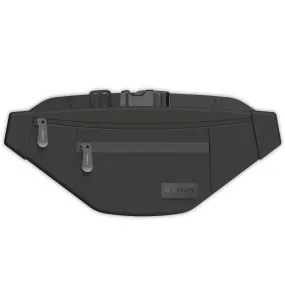 AC Infinity Smell Proof Belt Bag, Black, with 900D Nylon Fabric and Carbon Filter Lining