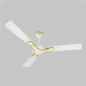 ACTIVA 1200 MM HIGH Speed 390 RPM BEE Approved Anti DUST Coating Pure Copper Corolla Ceiling Fan 2 Year Warranty (Pearl Ivory)