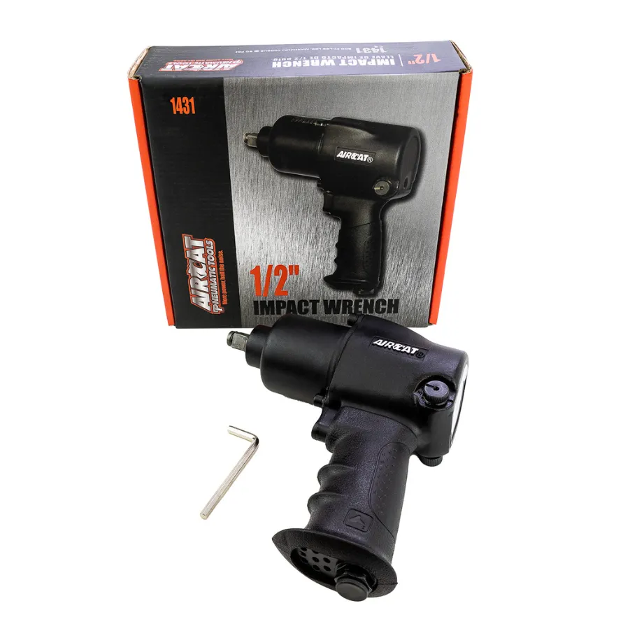 AirCat 1431 - 1/2"Aluminum Classic Impact Wrench, 800 ft-lb Maximum Torque