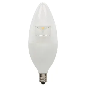 B13 6-1/2-Watt (60 Watt Equivalent) Candelabra Base Soft White Dimmable LED Lamp