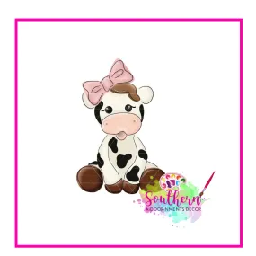 Baby Cow Template & Digital Cut File