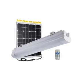 Batten Light 18w Warm White (IP67 and IK10) in White Solar Lighting Direct