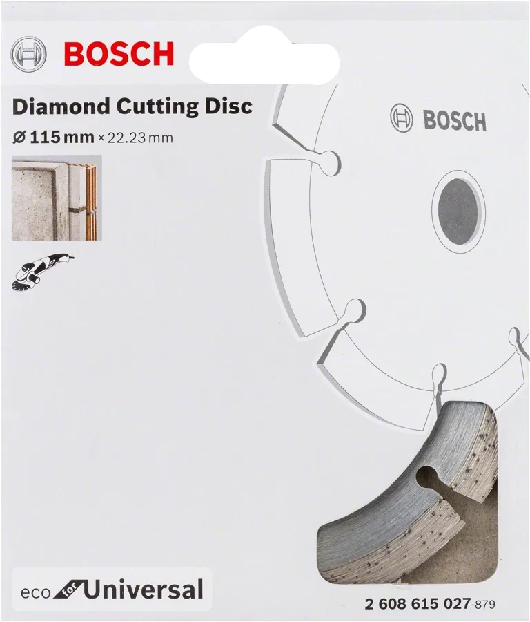 Bosch Professional | Cutting Disc Eco for Univ. 115 X 22,23mm Segmented