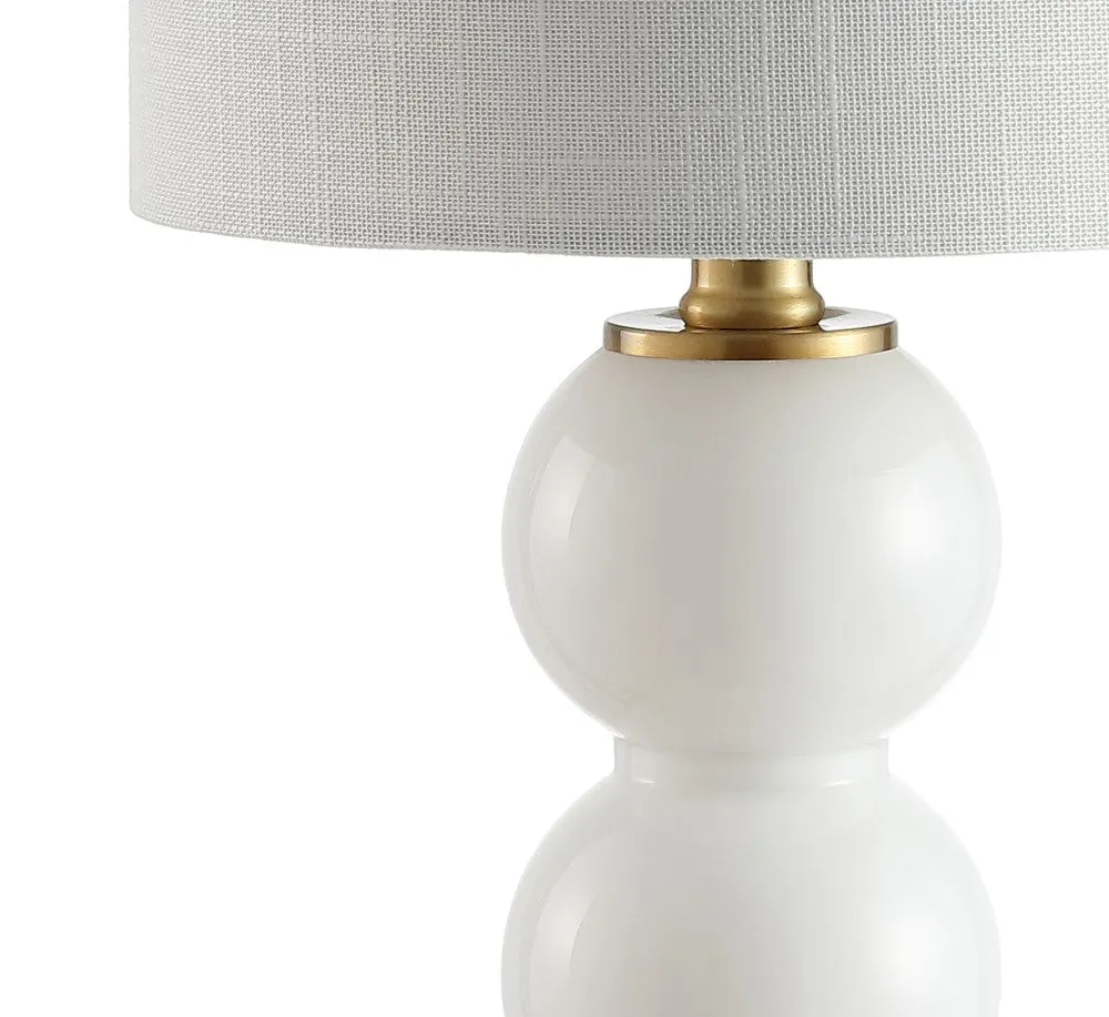 Bowery 21" Glass/Metal LED Table Lamp