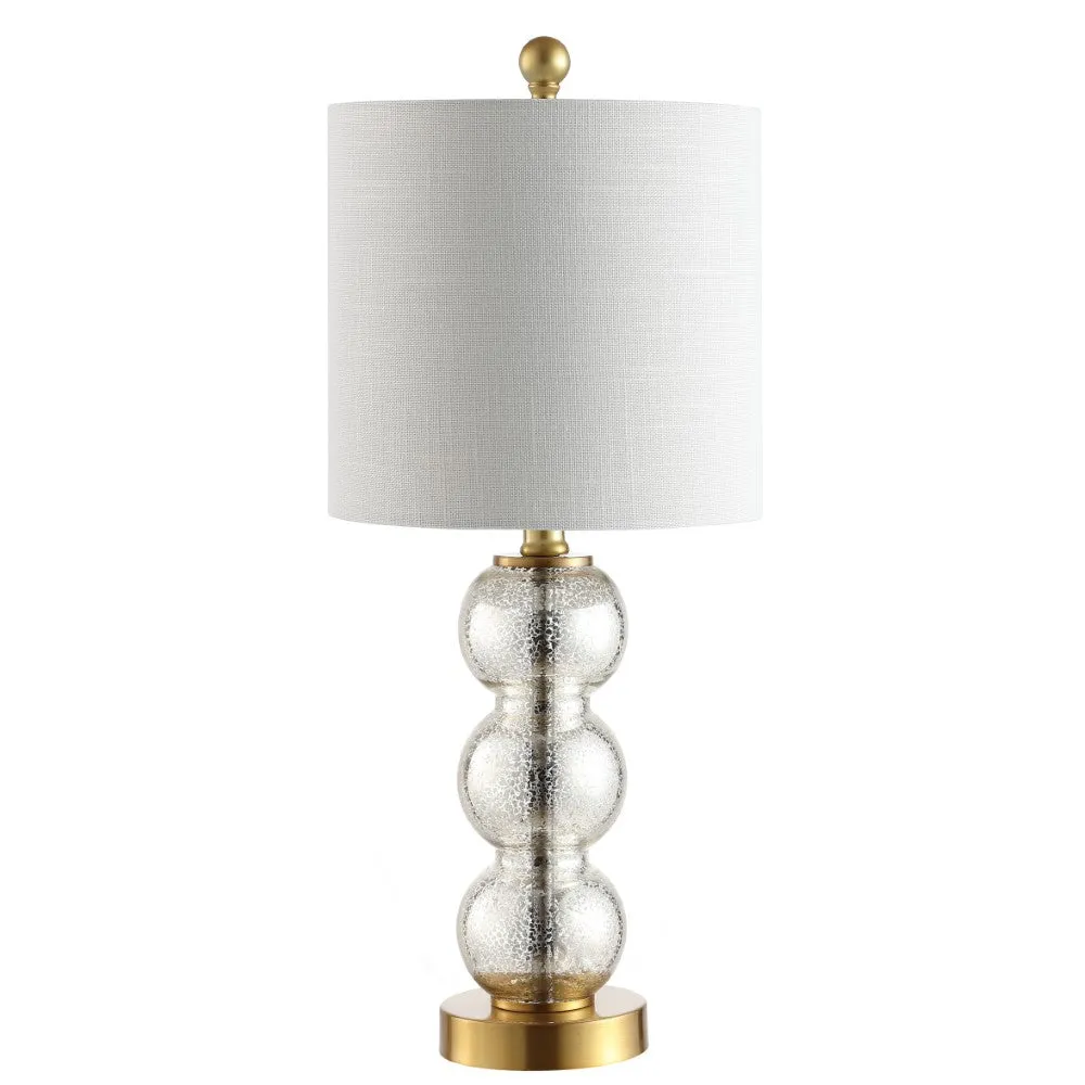 Bowery 21" Glass/Metal LED Table Lamp