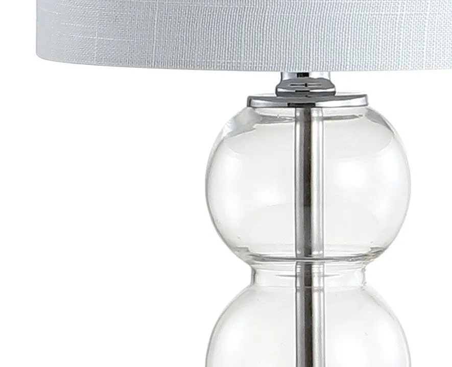 Bowery 21" Glass/Metal LED Table Lamp