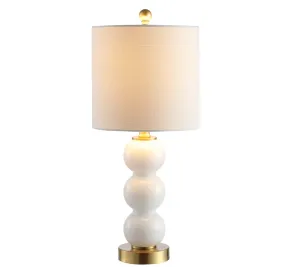 Bowery 21" Glass/Metal LED Table Lamp