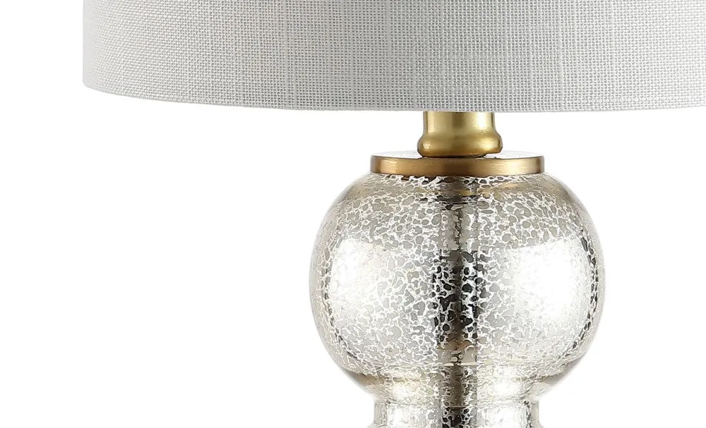 Bowery 21" Glass/Metal LED Table Lamp