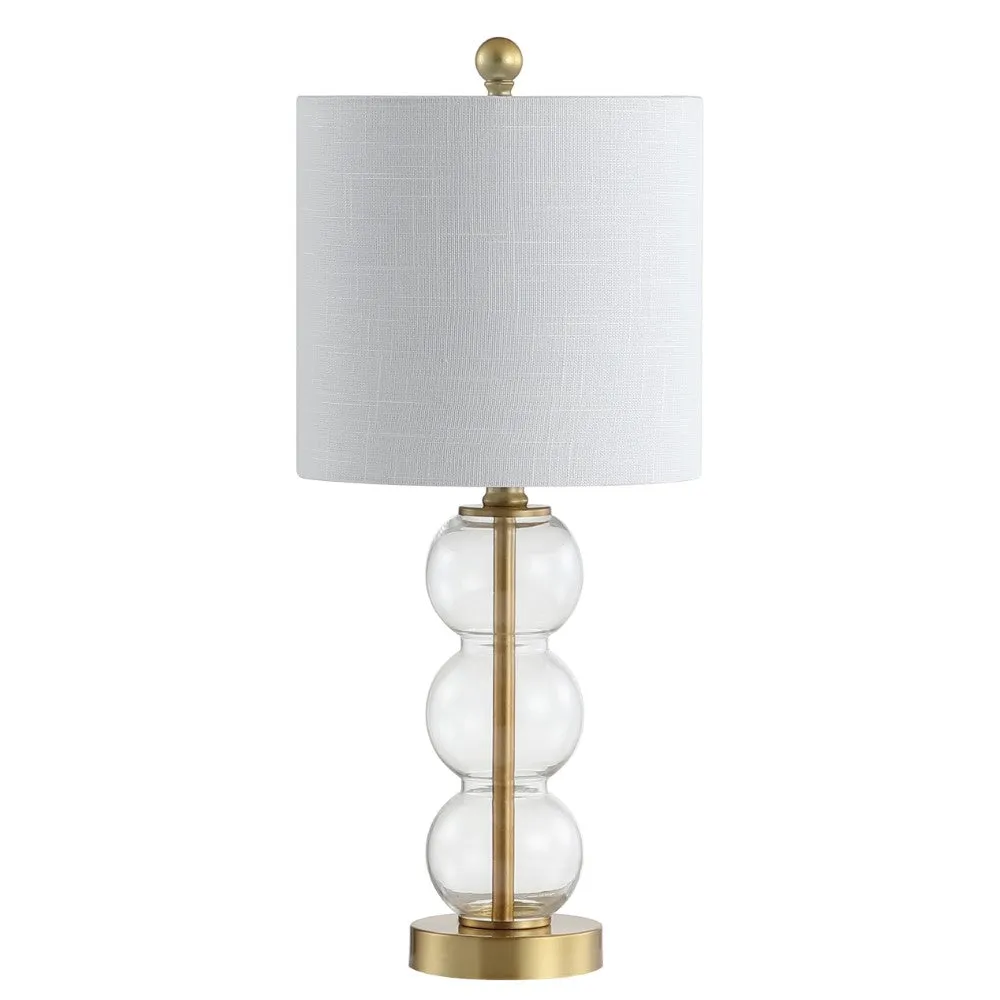 Bowery 21" Glass/Metal LED Table Lamp