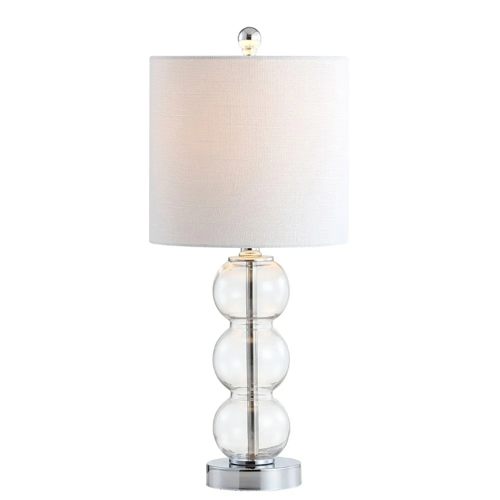 Bowery 21" Glass/Metal LED Table Lamp