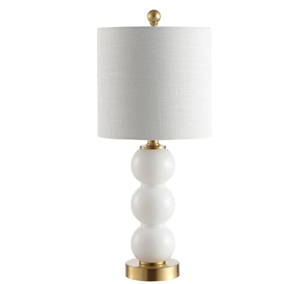 Bowery 21" Glass/Metal LED Table Lamp