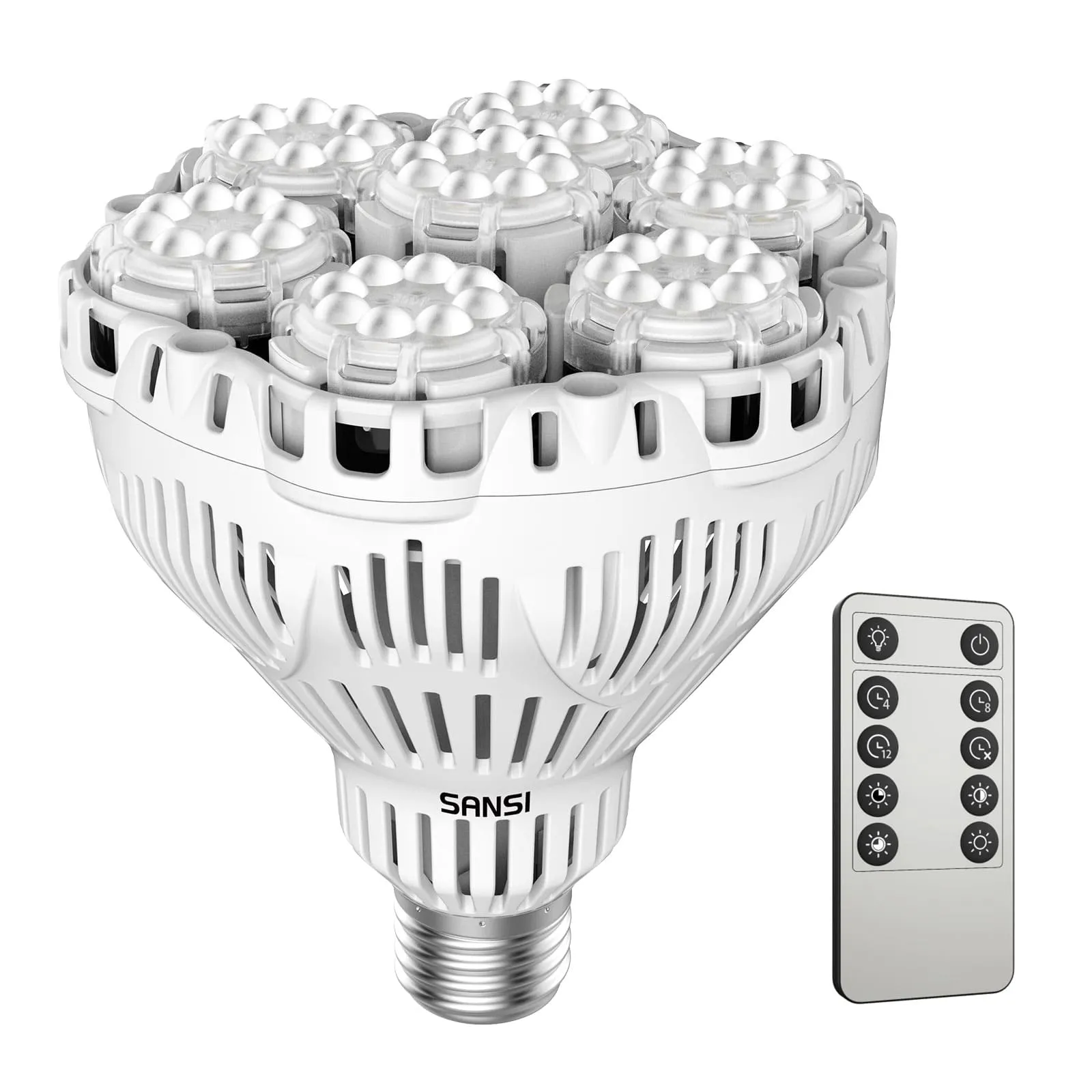 BR30 40W LED Grow Light Bulb With Remote Control (US ONLY)