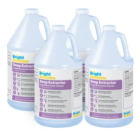 Bright Solutions® ‘Deep Extractor’ Carpet Extraction Cleaner (1 Gallon Bottles) - Case of 4