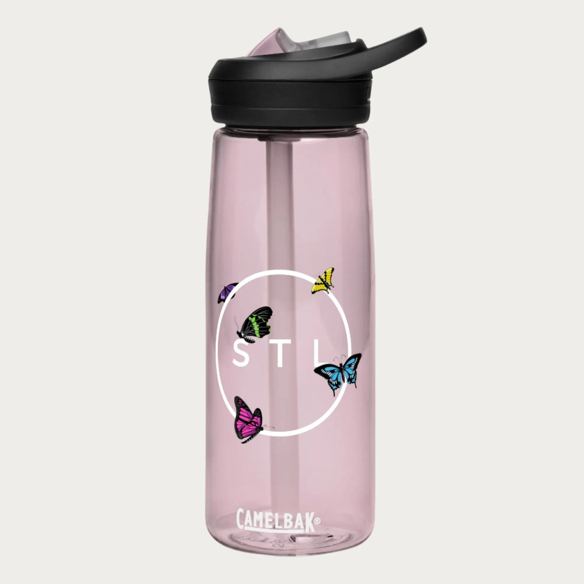 Butterfly City Circle Sports water bottle