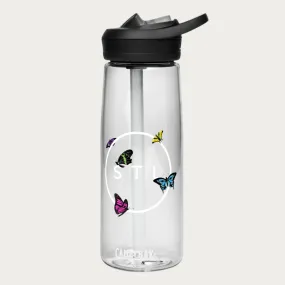 Butterfly City Circle Sports water bottle