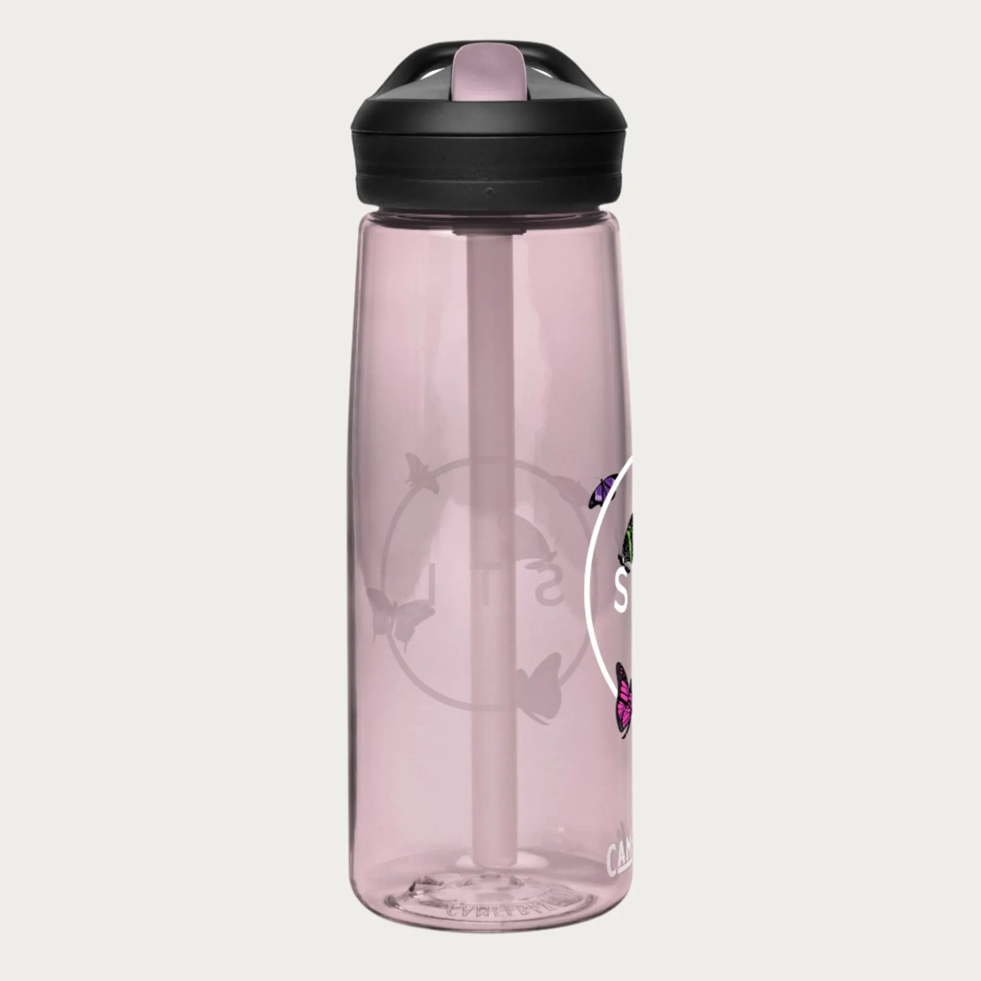 Butterfly City Circle Sports water bottle