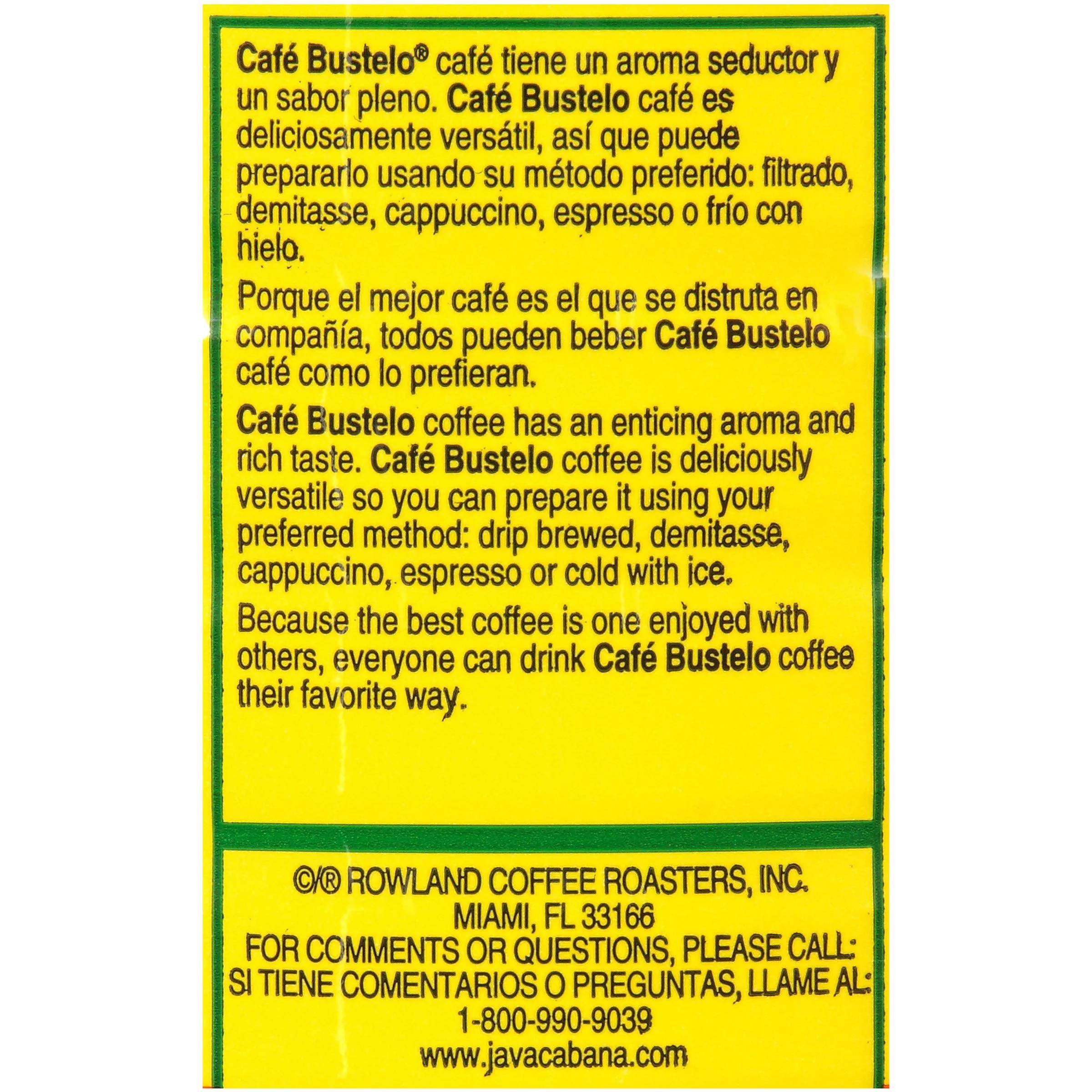 Café Bustelo Ground Coffee