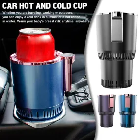 Car Heating Water Cup Car Coffee Warmer Beverage Temperature Display