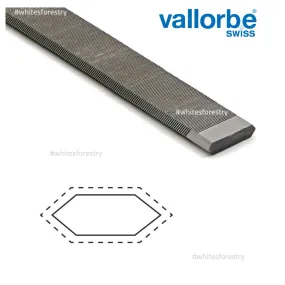 Chainsaw File Vallorbe® Double Bevel Flat File