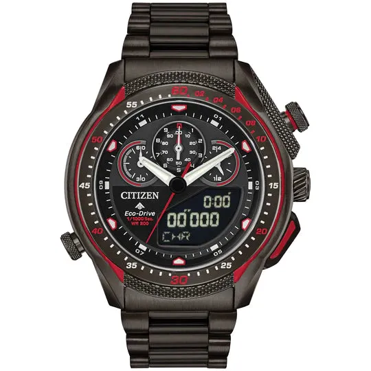 Citizen Eco-Drive Promaster SST Black Red SS