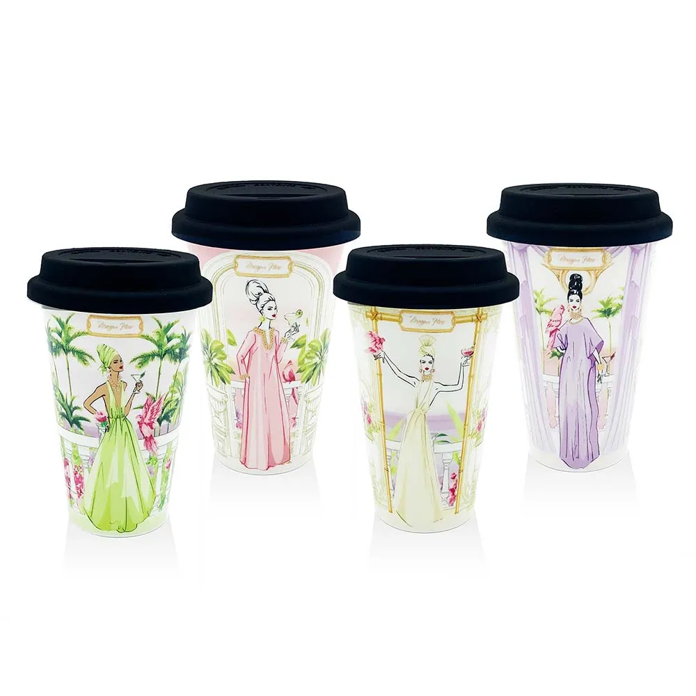 Coffee Cup - Pink Palazzo