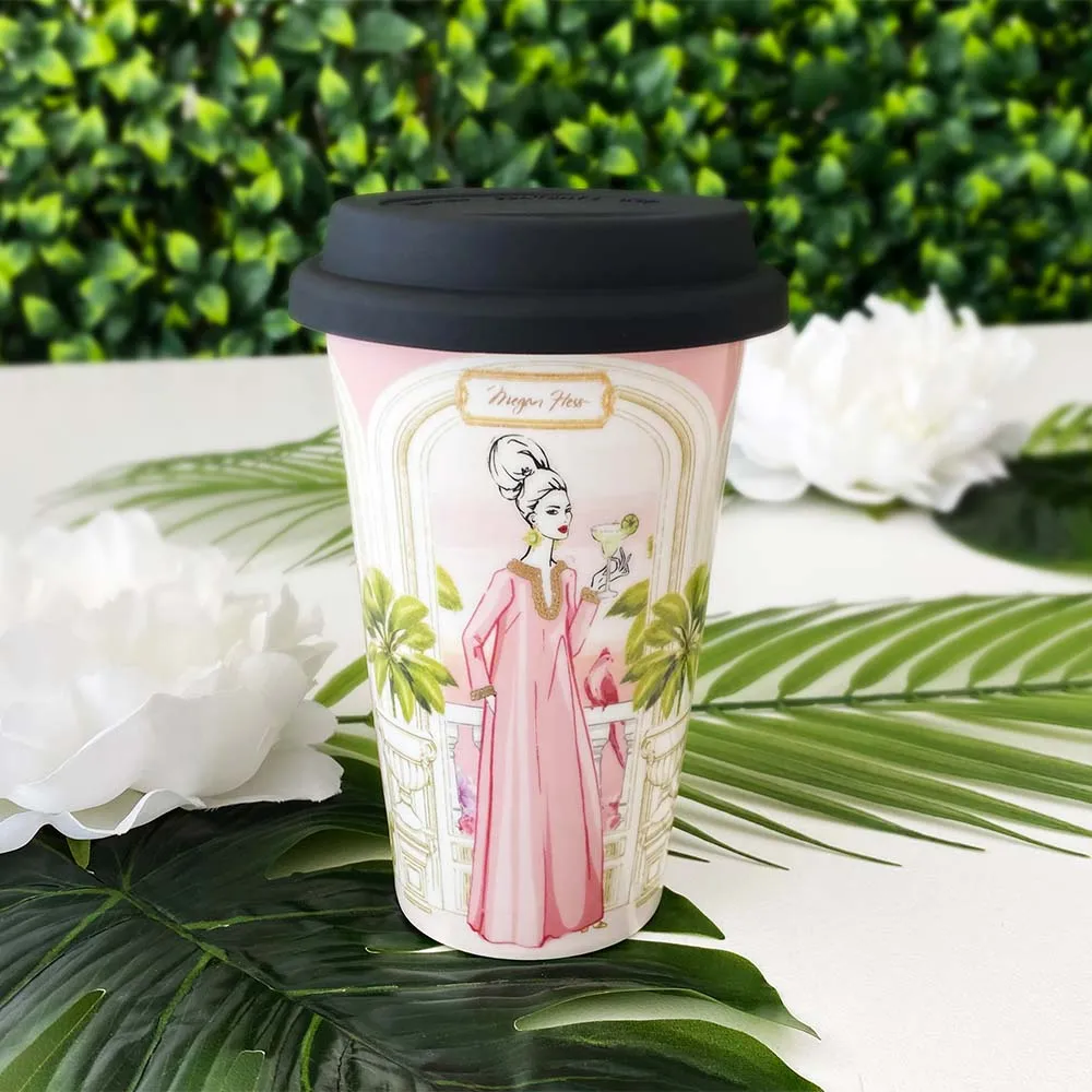 Coffee Cup - Pink Palazzo