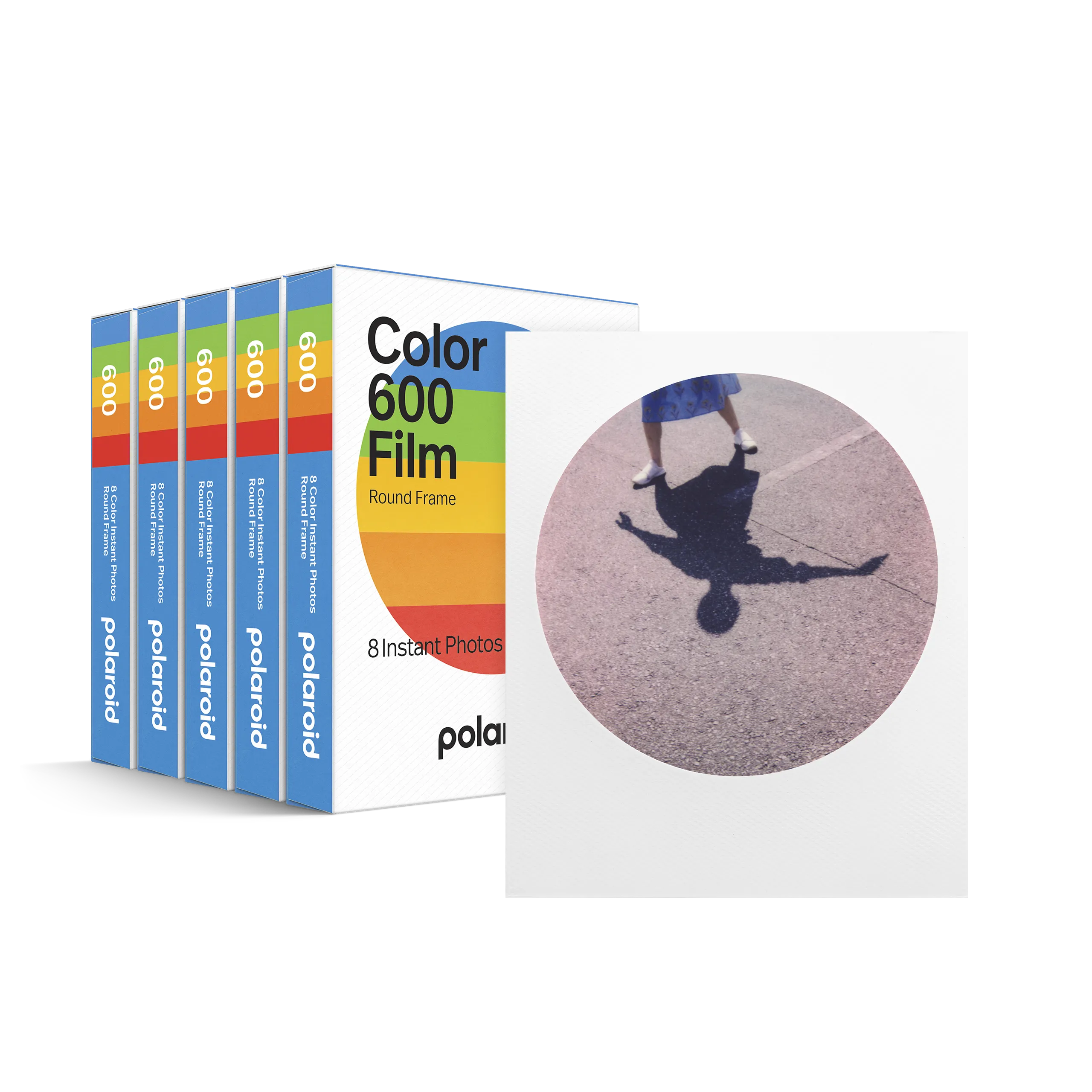 Color 600 Round Frame Film Five Pack