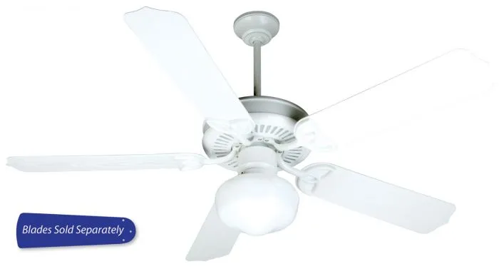 Craftmade OPXL52W - 52 Inch Ceiling Fan, Blade Options White