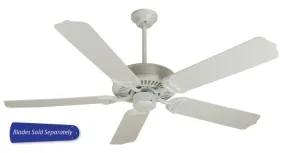 Craftmade PF52W - 52 Inch Ceiling Fan, Blade Options White