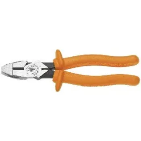 D2139NEINS Klein Side Cutting Pliers,9"Hi-leverage insulated side cut Pliers