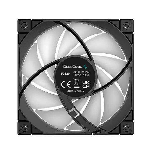 DeepCool | FC120 | 120mm | Performance Hydro Bearing PWM ARGB Case Fan - 1 Pack