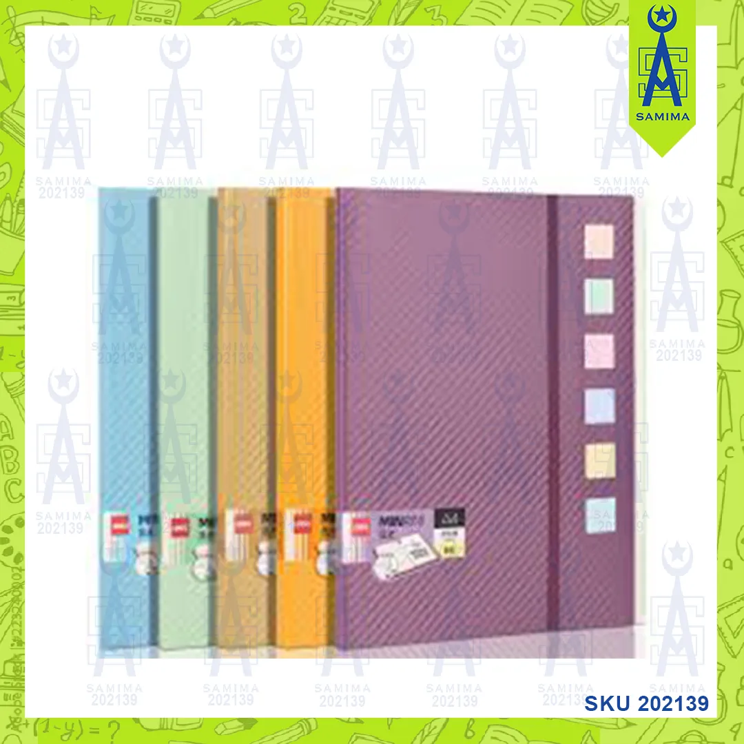 DELI PQ602 MINRINI 6 DIVIDER POCKET FILE