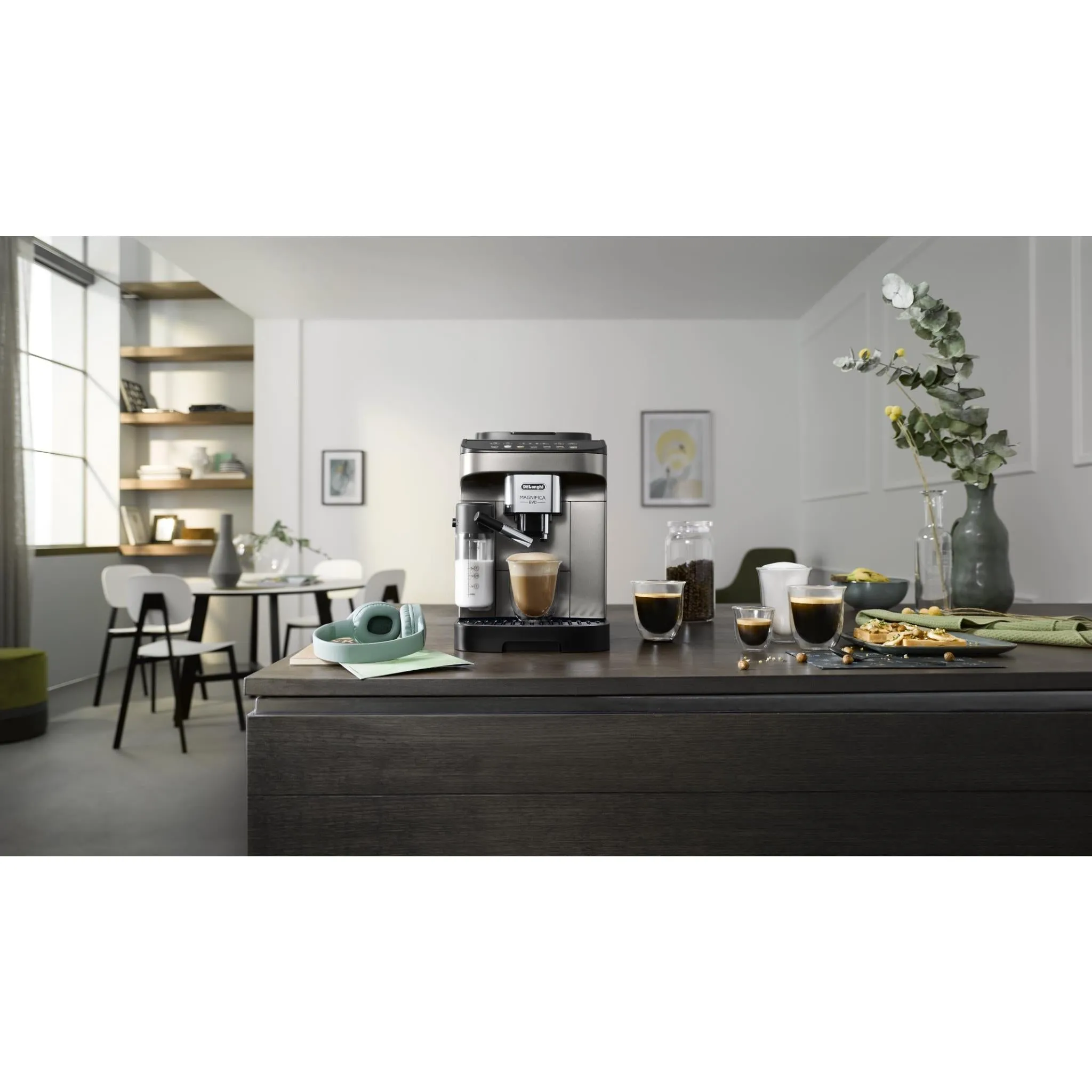 De'Longhi Magnifica Evo Fully Automatic Coffee Machine (Titan)